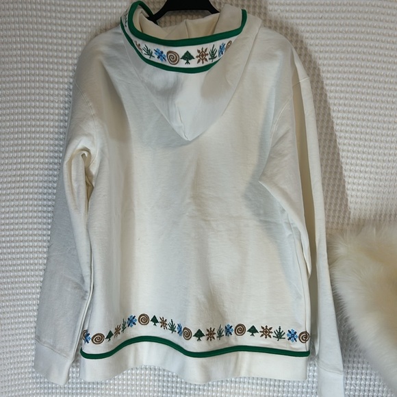 Round Two Multicolor Knit Collection Hooded SweatShirt Size Large - Picture 8 of 9